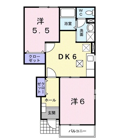 スカイパレスの物件間取画像